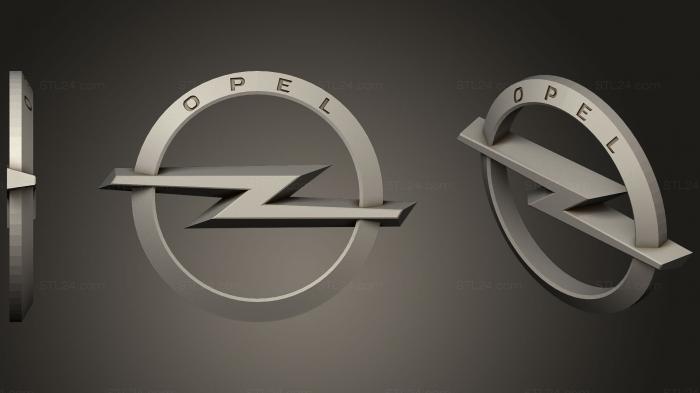 Vehicles (Opel Car Logo, CARS_0261) 3D models for cnc